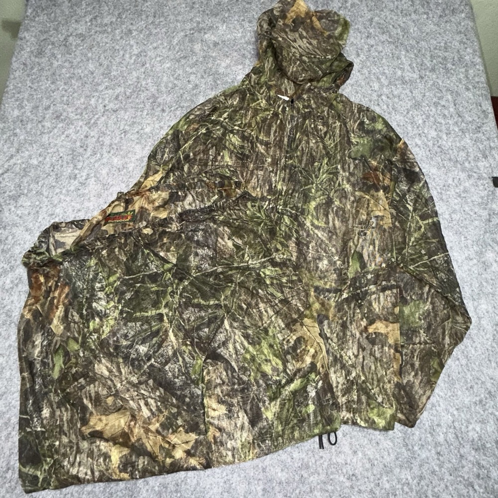 Mossy Oak full Body Bug suit Mens 2XL Mesh Net hunting Bushline Outdoor
